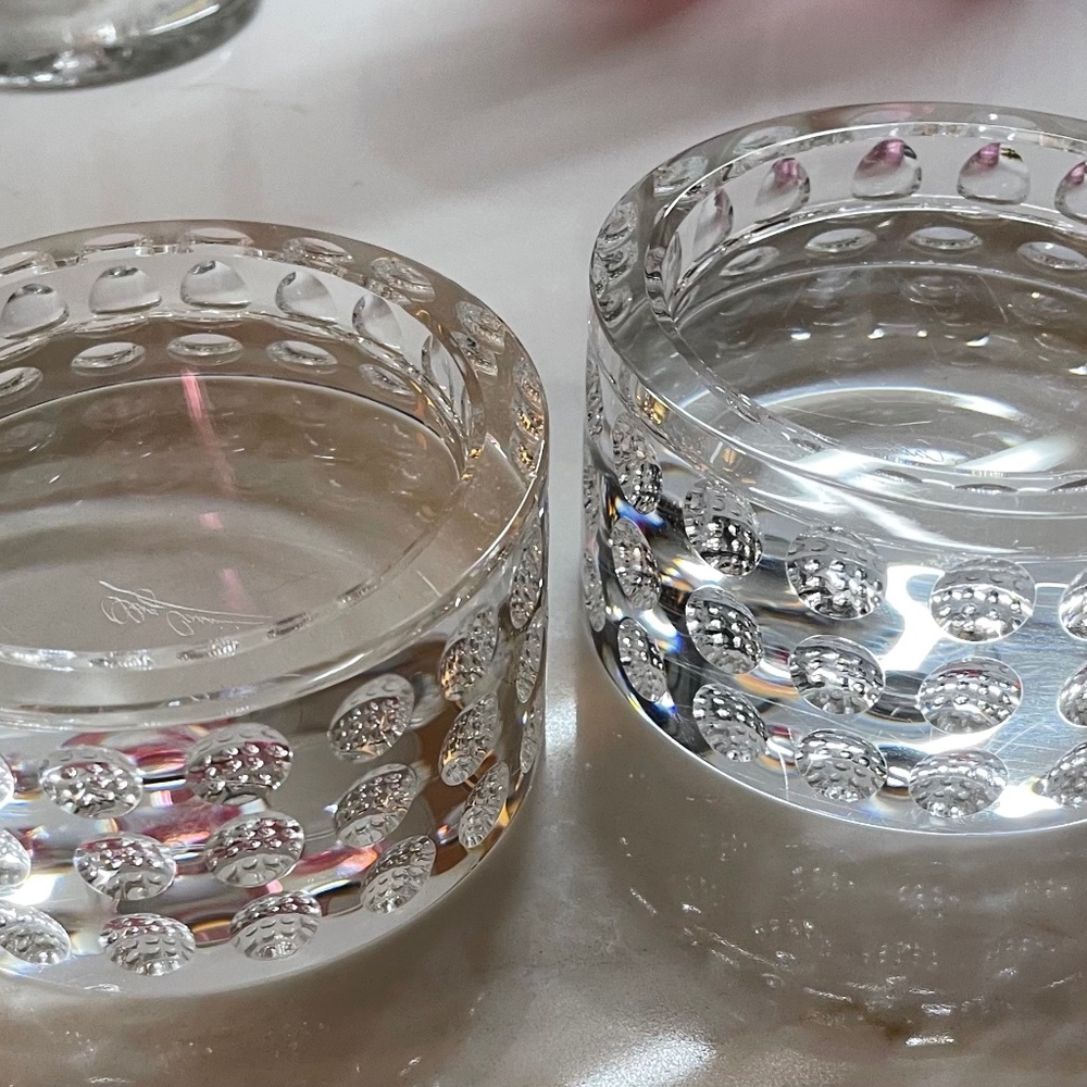 Crystal Pillar Candle Holders